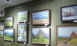 Аксы районунан тартылган 100дөн ашык пейзаждык картиналар элге сунушталды