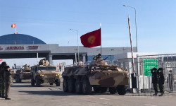 Кыргызстандан Казакстанга барган аскерлер кайтып келди