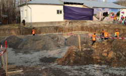Сузак районунун Комсомол айылында үй-бүлөлүк дарыгерлер тобунун жаңы имараты курулууда 