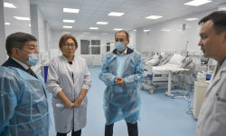 Акылбек Жапаров Саламаттык сактоо министрлигинде кеңешме өткөрүп, бир катар ооруканаларды кыдырды