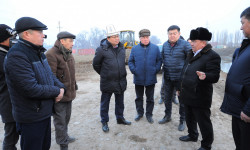 Азиз Аалиев Чуй облусундагы бир катар ирригациялык объектилердин абалын текшерди