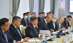 Министрлер Кабинетинин башчысы Акылбек Жапаров парламенттин депутаттары менен жолугушту