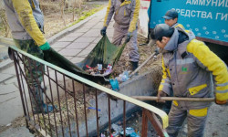 Бишкек шаарында жазга карата көрктөндүрүү иштери жүрүүдө 