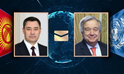 Антониу Гутерриш Садыр Жапаровду жана КР элин Уюмдагы мүчөлүгүнүн отуз жылдыгы менен куттуктады