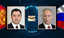 Россиянын президенти Садыр Жапаровго куттуктоо катын жолдоду