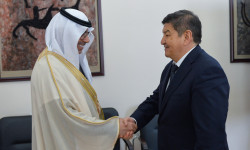 Акылбек Жапаров Сауд Аравия Королдугунун Атайын жана Ыйгарым укуктуу Элчисин кабыл алды