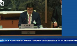 Э. Байсалов Россиянын эл аралык уюмдарга катышуусун токтотууга каршы чыкты