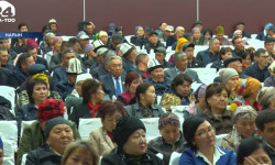 Президенттин Нарын облусундагы ыйгарым укуктуу өкүлүнүн эл менен жолугушту