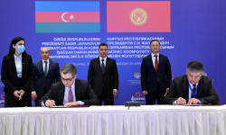 Президент Садыр Жапаровдун Азербайжандын ири бизнесинин өкүлдөрү менен жолугушуусу