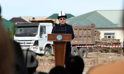 Президент жаңы мектептин курулушуна капсула салды