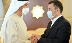 Садыр Жапаров БАЭнин жаңы президенти менен жолугушту