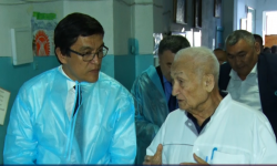 Эдил Байсалов Чүйдөгү оорукананын абалы менен таанышты