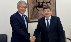 Акылбек Жапаров Япониянын элчисин кабыл алды