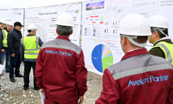 Президент Садыр Жапаров Нарын облусундагы Солтон-Сары алтын кен жайына барды