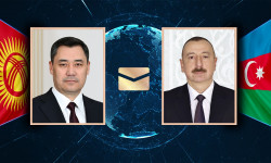 Азербайжандын Президенти Илхам Алиев Президент Садыр Жапаровду жана Кыргызстан элин Курман айт майрамы менен куттуктады