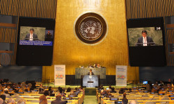 Эдиль Байсалов Бириккен Улуттар Уюмунун Туруктуу өнүгүү боюнча саясий форумуна катышты