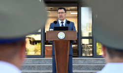 Президент улуттук коопсуздук органынын жаңы имаратынын ачылышына катышты