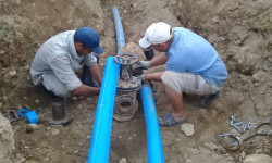 Бишкекте суу түтүктөрү алмаштырылууда