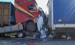 Жүк ташуучу унаанын айдоочусу жол кырсыгы болгонго чейин жүрөгү токтоп калган