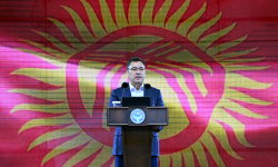 Садыр Жапаров «Кыргызнефтегаздын» 90 жылдыгына арналган иш-чарага катышты