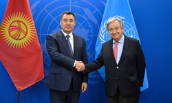 Садыр Жапаров БУУнун башкы катчысы Антониу Гутерриш менен жолугушту