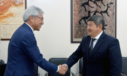 Акылбек Жапаров дипмиссиясынын аяктаганына байланыштуу Япониянын элчисин кабыл алды