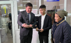 3 миллионунчу  жаранга биометрикалык паспорт берилди