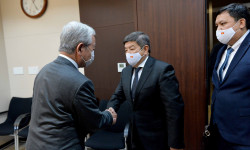 Акылбек Жапаров JICA Президенти Акихико Танака менен жолугушту