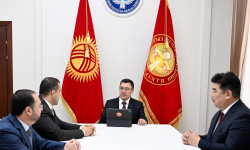 Садыр Жапаров Эл аралык бокс ассоциациясынын президенти Умар Кремлевду кабыл алды