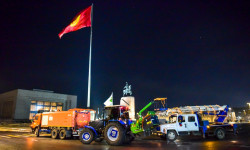 Бишкектиктер үчүн жаңы жылдык маанай тартуулана баштады