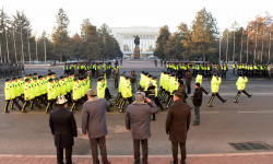 Жаңы жылдык майрамдарда милиция коопсуздукту камсыздайт