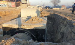 Саркынды суу тутумун курууга байланыштуу Асаналиев көчөсү жабылды