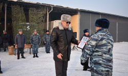 Бишкекте ИИМдин Атайын багыттагы полкунун түзүлгөн күнү белгиленди