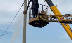 "Бишкекжарык" сырткы жарык берүүчү 3 мамыны алмаштырды