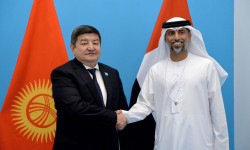 Акылбек Жапаров БАЭнин энергетика жана инфраструктура министри Сухэйл Аль Мазруи менен жолукту