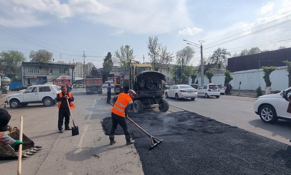 В Оше проводится реконструкция ряда автодорог 