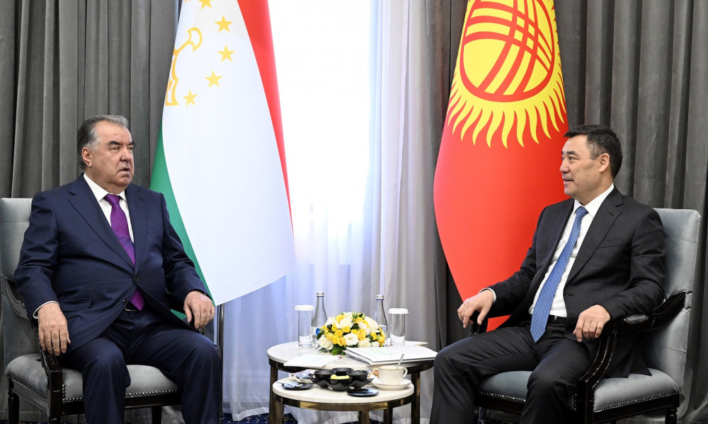 President Sadyr Zhaparov met with President of Tajikistan Emomali Rahmon