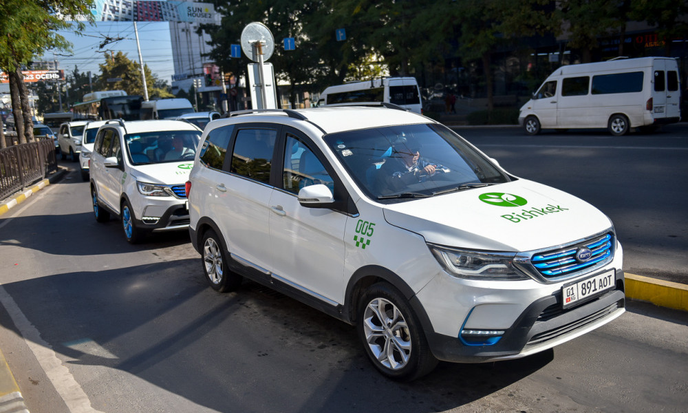 Бишкекте муниципалдык ECO TAXI ишке кирди