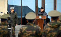 Президент Садыр Жапаров открыл новое здание Управления ГКНБ по Баткенской области