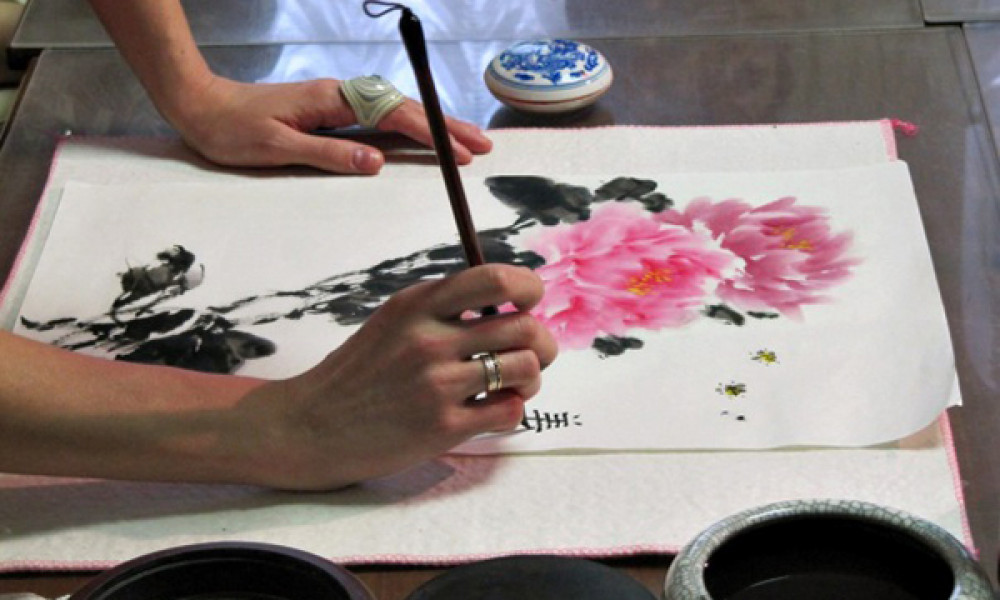 Выставка традиционной китайской живописи 