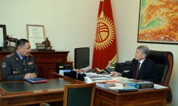 Президент Ички иштер министри Исраиловду кабыл алды