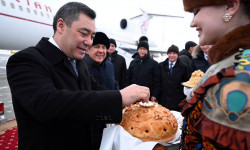 Президент Садыр Жапаров прибыл в Татарстан