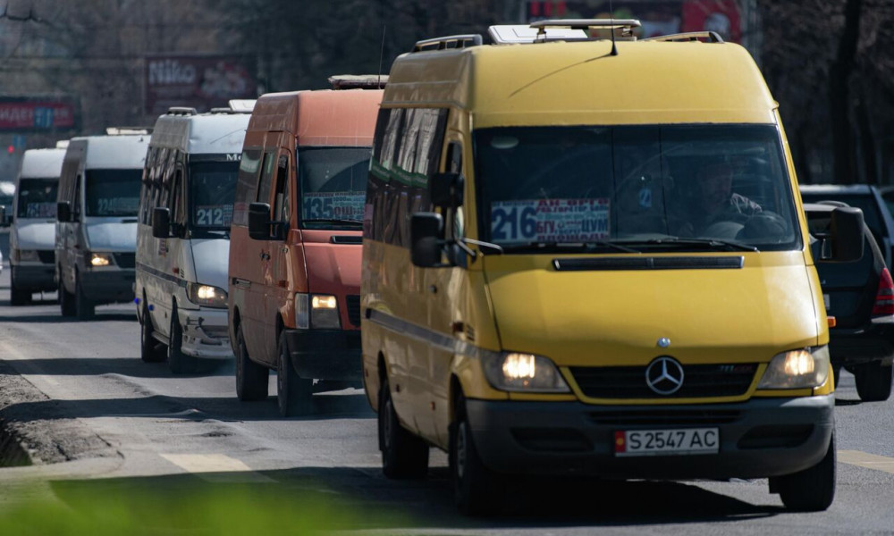 Из центра Бишкека с 10 апреля уберут маршрутки, вместо них запустят автобусы – список