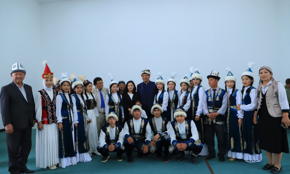 Полномочный Посол КР в Республике Узбекистан Муса Джаманбаев посетил село Манас