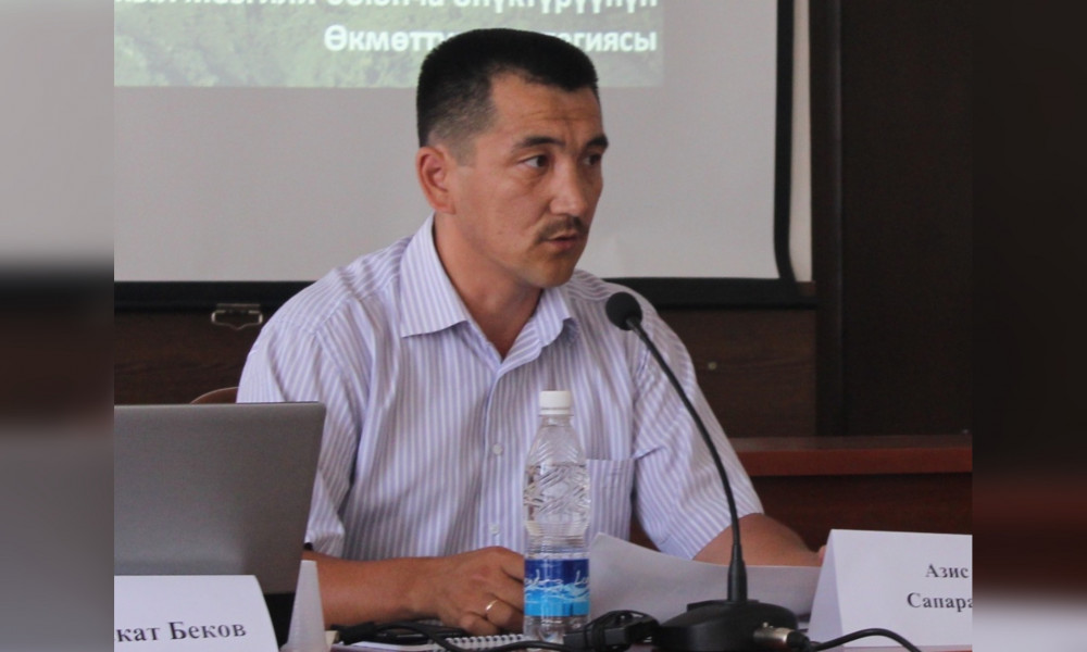 Азис Сапаралиев назначен и.о. министра природных ресурсов, экологии и технического надзора