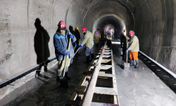 В Кыргызстане продолжается строительство тоннеля «Кок-Арт» 