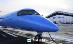 «Асман» авиакомпаниясы алгачкы Ош – Каракол - Ош каттамын аткарды