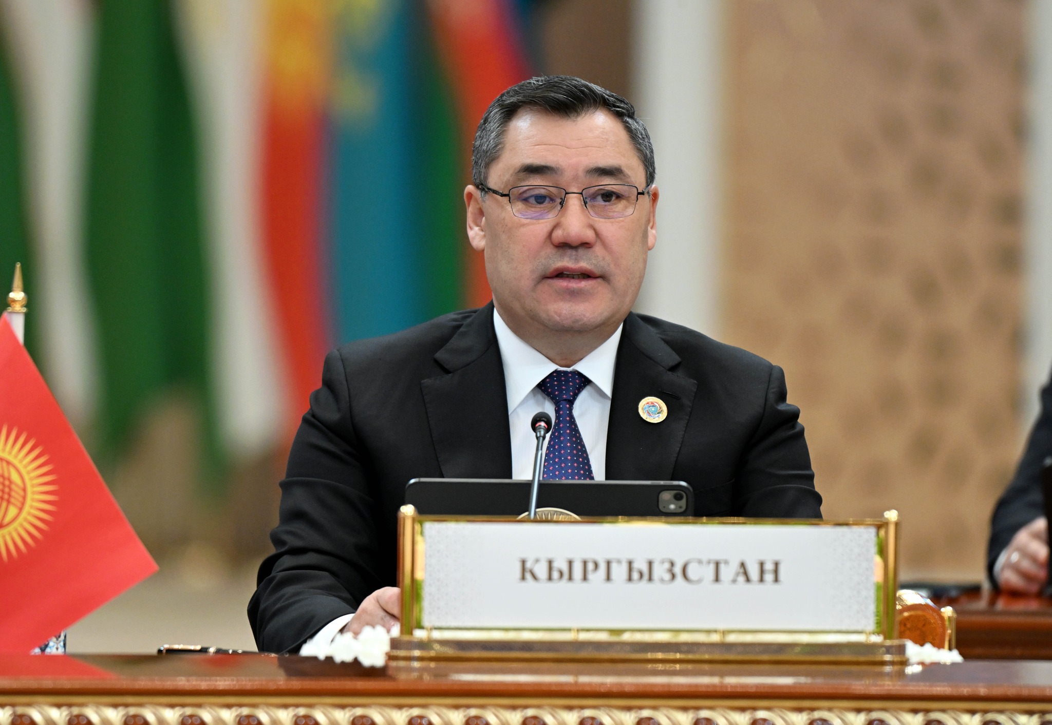 Садыр Жапаров Борбордук Азия мамлекеттеринин башчыларынын жетинчи консультативдик жолугушуусунда сөз сүйлөдү