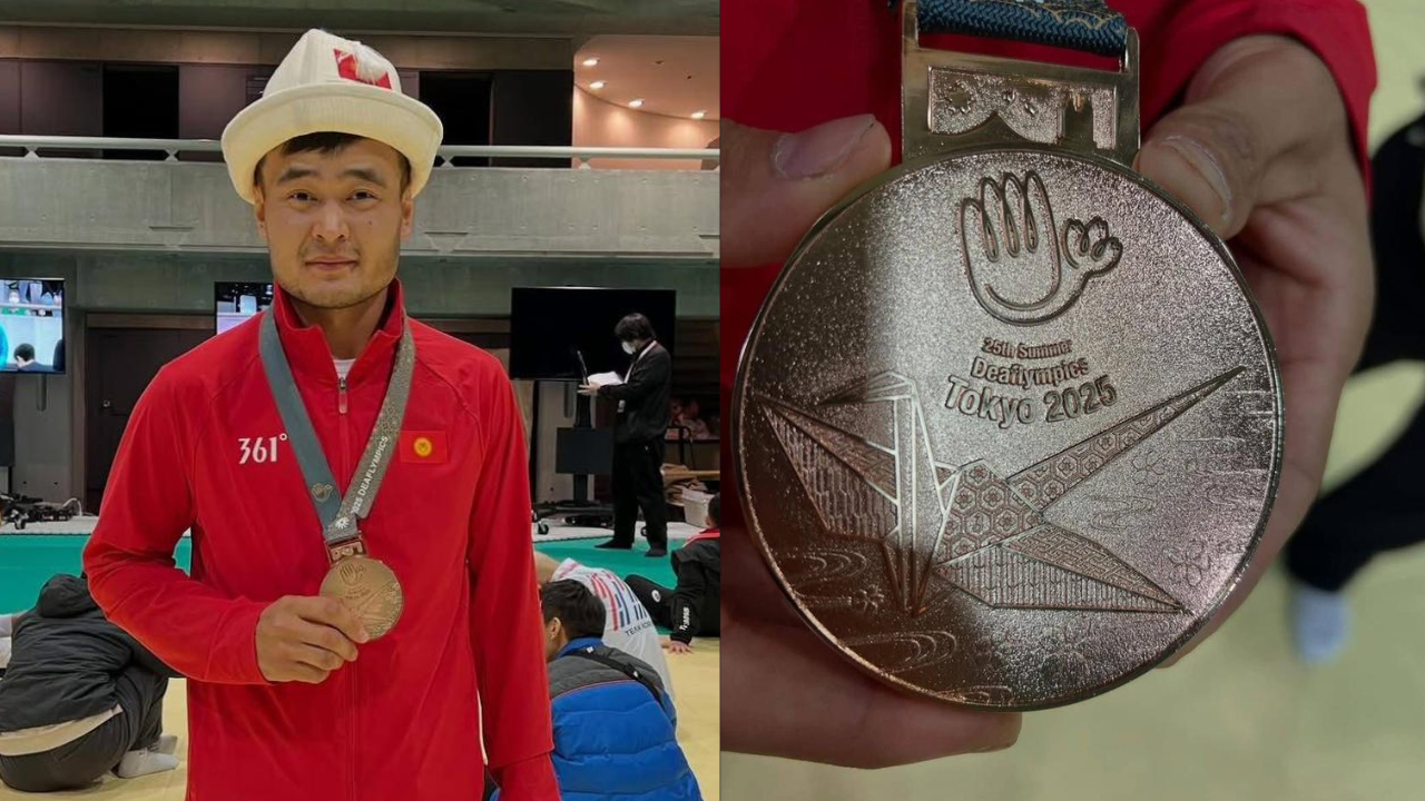 Байсалбек Орозали уулу XXV жайкы Сурдлимпиада оюндарында коло медаль жеңди
