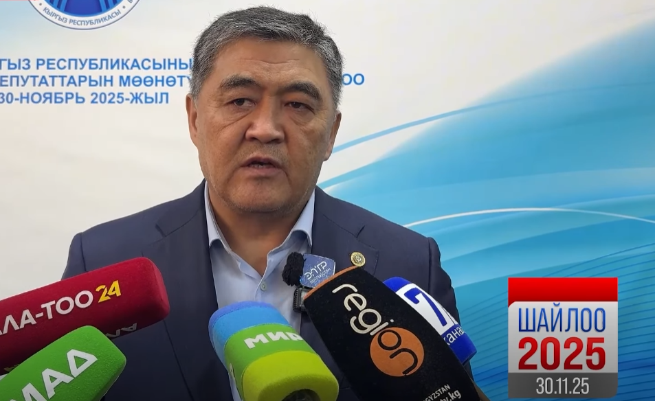 Ташиев: Мен тынчтык, стабилдүүлүк жана келечек үчүн добуш бердим